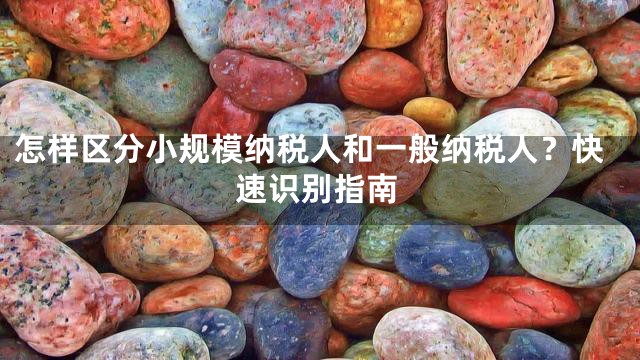 怎樣區(qū)分小規(guī)模納稅人和一般納稅人？快速識(shí)別指南
